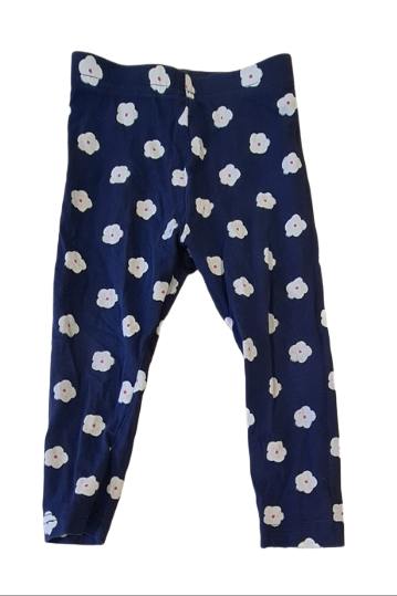 GEORGE Flower Leggings Girls 9-12 Months