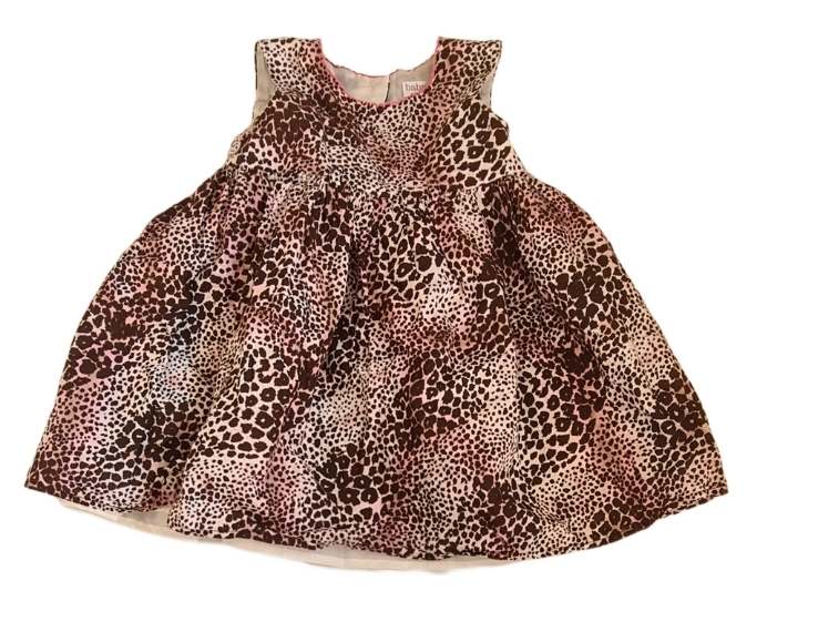 M&CO Leopard Print Dress Girls 6-9 Months