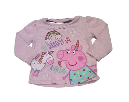 MINI CLUB Peppa Pig Top Girls 9-12 Months