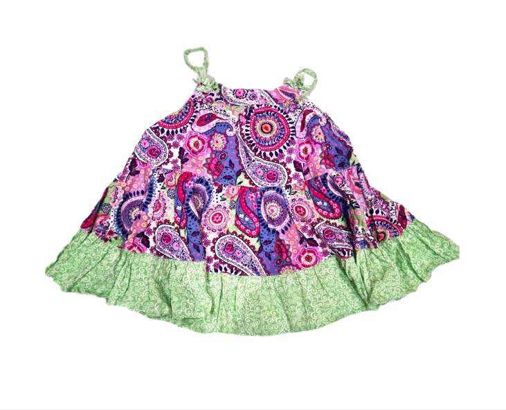 MONSOON Patterned Strap Dress Girls 3-6 Months