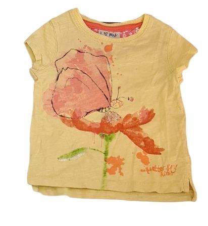 NEXT Flower and Bug T-Shirt Girls 6-9 Months