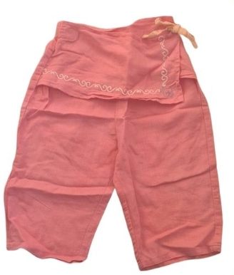 KIDS MINIS Peach Trousers Girls 12-18 Months