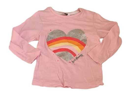 PEP CO Rainbow Heart Top Girls 12-18 Months