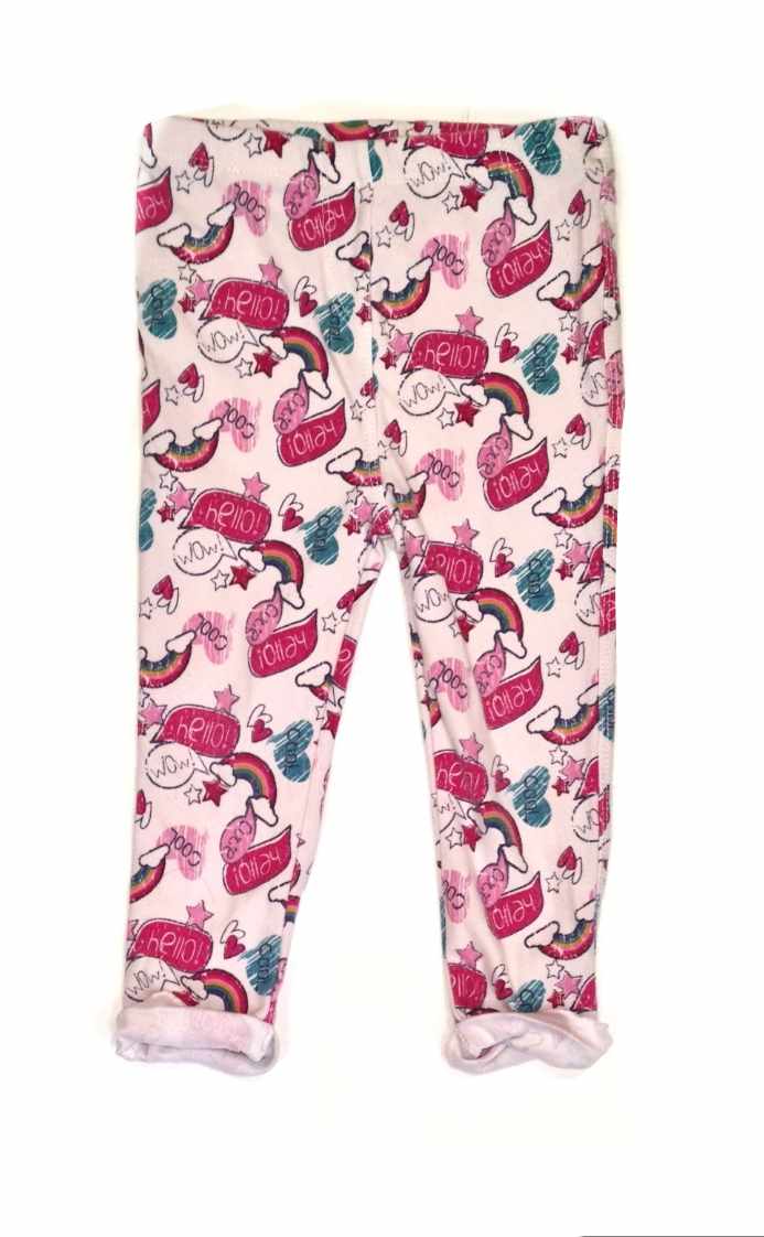 MATALAN Rainbow Jeggings Girls 12-18 Months