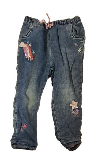 NEXT Stars & Rainbows Jeans Girls 12-18 Months