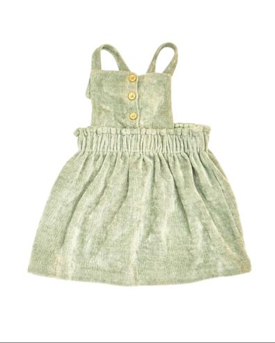 GEORGE Green Cord Dress Girls 12-18 Months