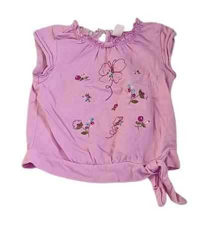 BABY Q Pink Tie Top Girls 12-18 Months