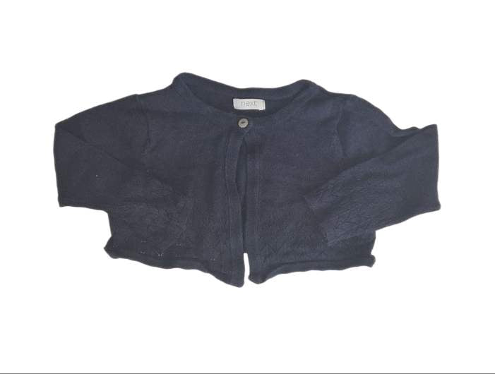 NEXT Navy Blue Cardigan Girls 12-18 Months