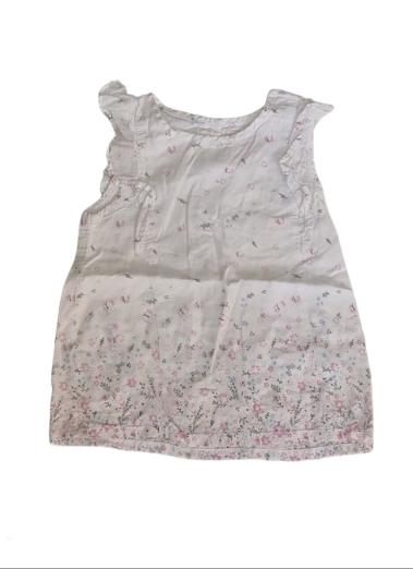 PRIMARK White Floral Top Girls 12-18 Months