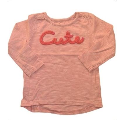 NUTMEG 'Cute' Top Girls 12-18 Months