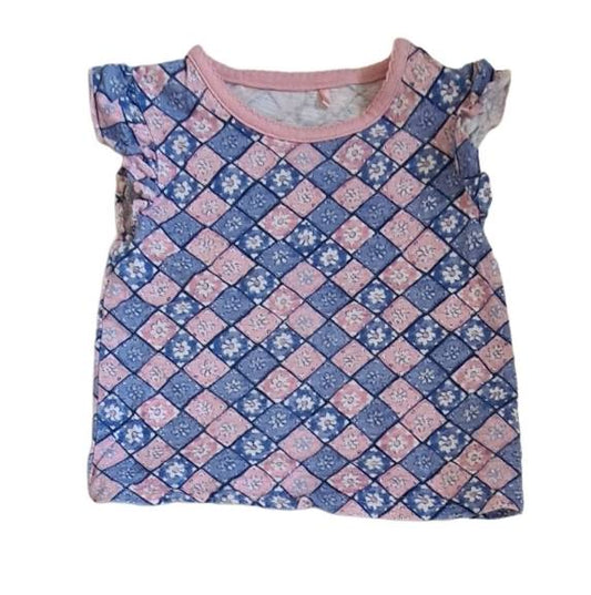 GEORGE Floral T-Shirt Girls 9-12 Months