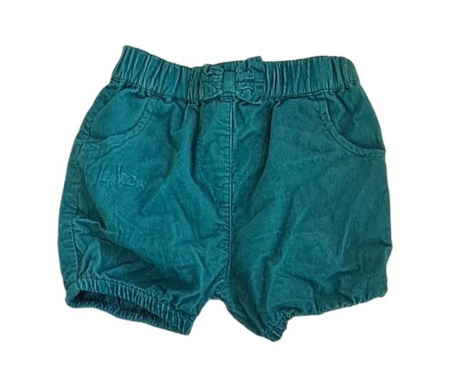 TU Teal Shaded Shorts Girls 6-9 Months