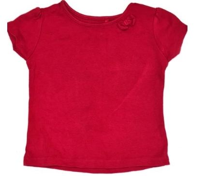 GEORGE Red T-Shirt Girls 12-18 Months