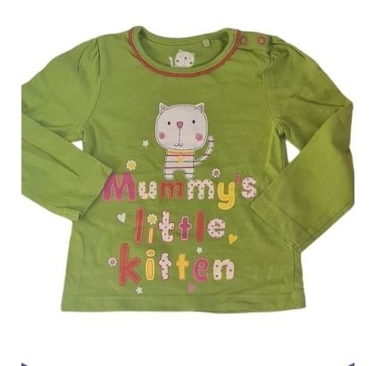 TU Green Top Girls 12-18 Months