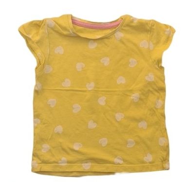 MOTHERCARE Heart T-Shirt Girls 12-18 Months