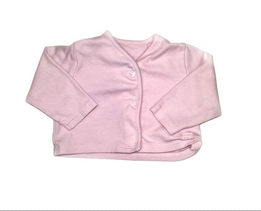 M&S Baby Pink Cardigan Girls 3-6 Months