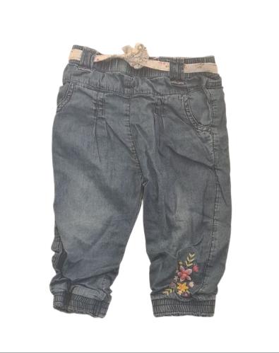 GEORGE Floral Jeans Girls 12-18 Months