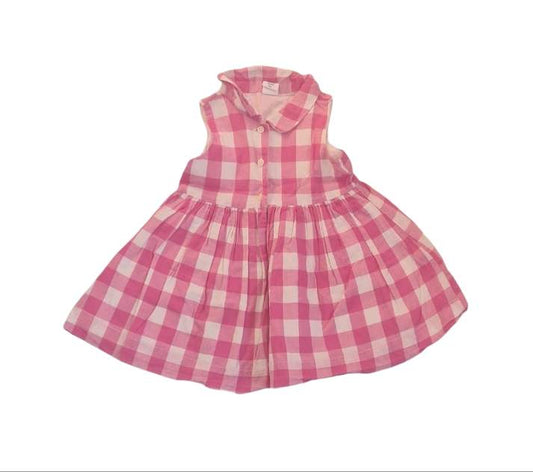 GAP Checked Dress Girls 12-18 Months