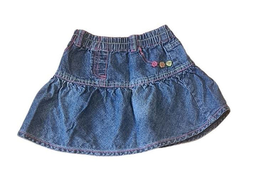 NEXT Blue Denim Skirt Girls 12-18 Months