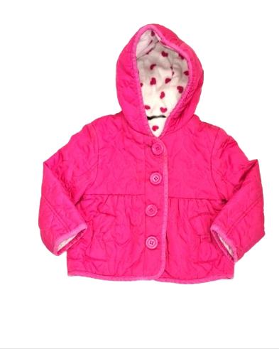 GEORGE Pink Coat Girls 12-18 Months