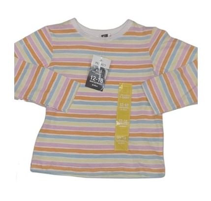 PEP CO Brand New Striped Top Girls 12-18 Months