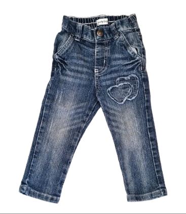 PRIMARK Heart Jeans Girls 12-18 Months