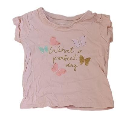 PRIMARK Butterfly T-Shirt Girls 12-18 Months