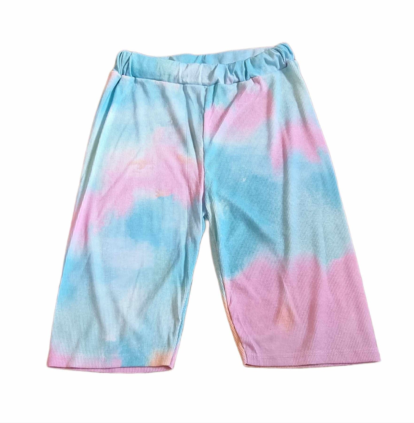 Tye Dye Long Shorts Girls 12-13 Years