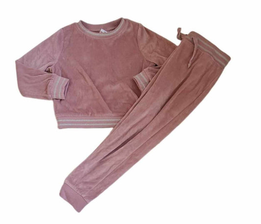 PEACOCKS Pink Tracksuit Girls 5-6 Years