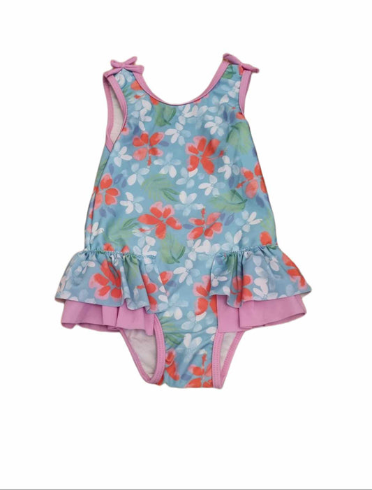 MINI CLUB Floral SwimSuit Girls 9-12 Months