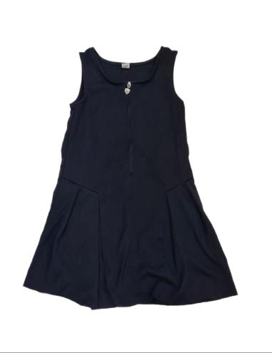 TU Navy School Dress Girls 7-8 Years