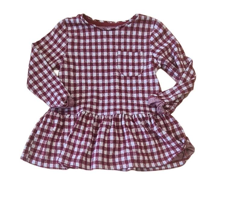 F&F Checked Dress Girls 18-24 Months