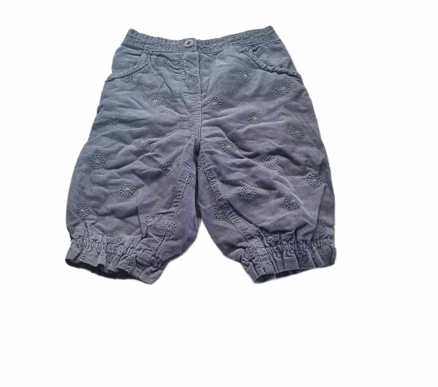 MONSOON Cord 3/4 Length Trousers Girls 2-3 Years