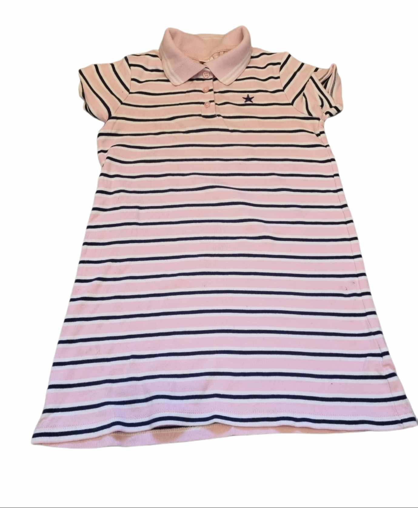 NEXT Pink Polo Dress Girls 7-8 Years