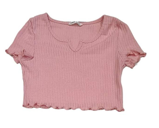 SHEIN Pink Crop Top Girls 9-10 Years