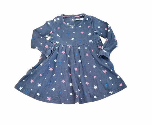 M&S Starry Dress Girls 2-3 Years