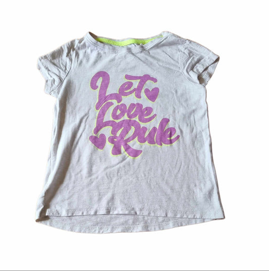 NEXT 'Let Love Rule' Tee Girls 9-10 Years