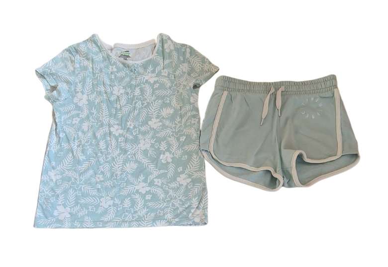 Shorts and Tee Set Girls 9-10 Years