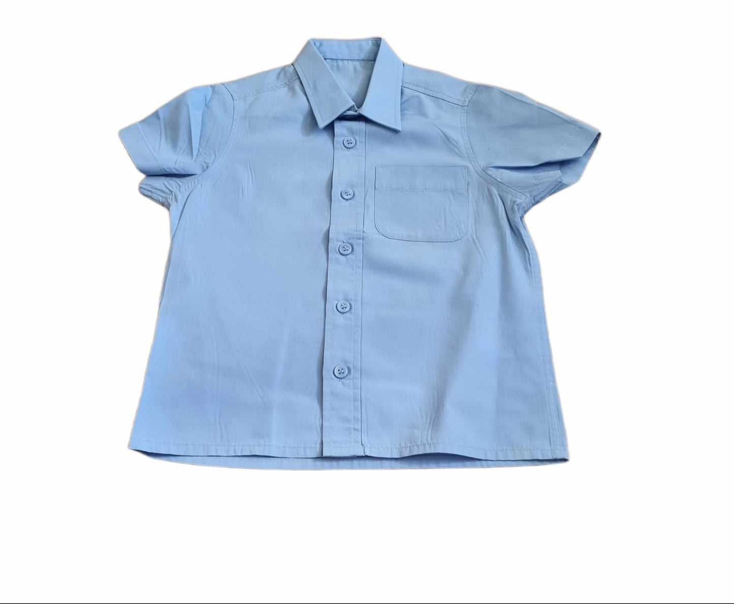 Blue School Shirt Girls 3-4 Years Boys 3-4 Years