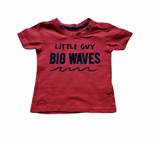 PRIMARK Red Tee Boys 6-9 Months