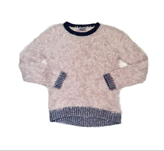 NEXT Pink Fluffy Jumper Girls 8-9 Years