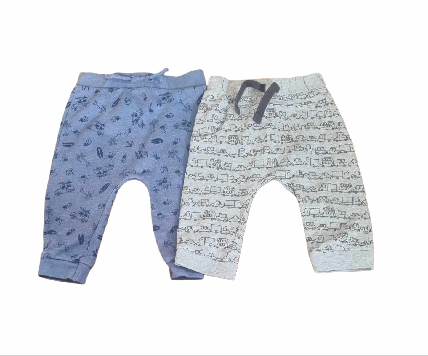 Two Pairs of Joggers Boys 6-9 Months