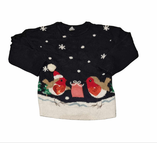 TU Christmas Jumper Girls 5-6 Years