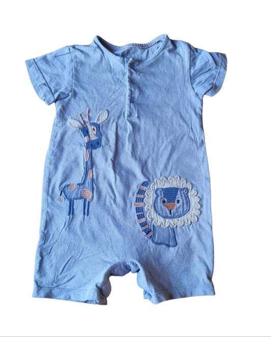 Animals Romper Suit Boys 2-3 Years