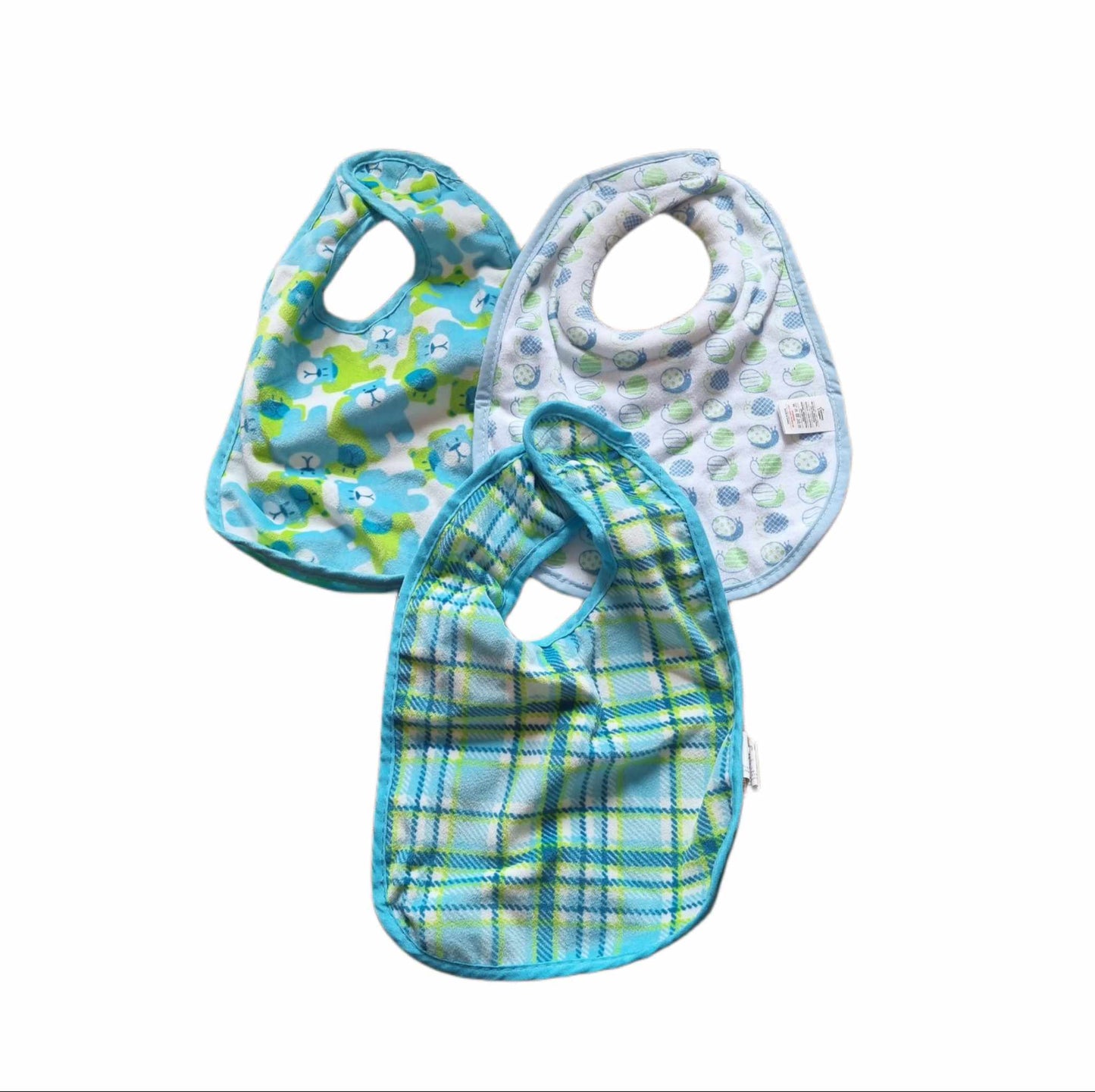 Set of 3 Boys Bibs