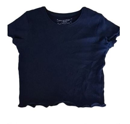 PRIMARK Navy Crop Top Girls 9-10 Years