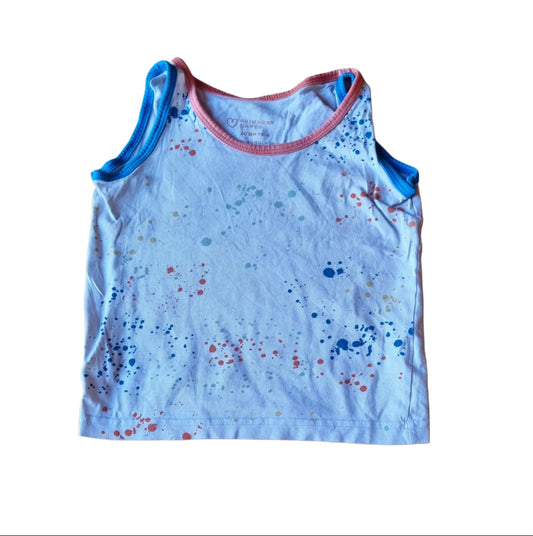 PRIMARK Splatter Vest Boys 2-3 Years