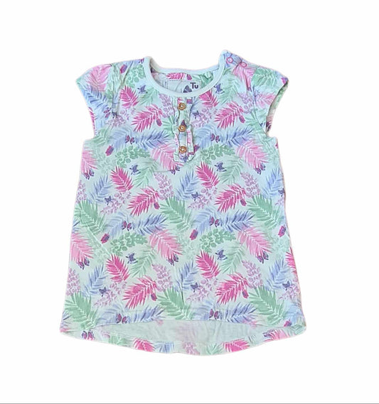 TU Floral Top Girls 18-24 Months