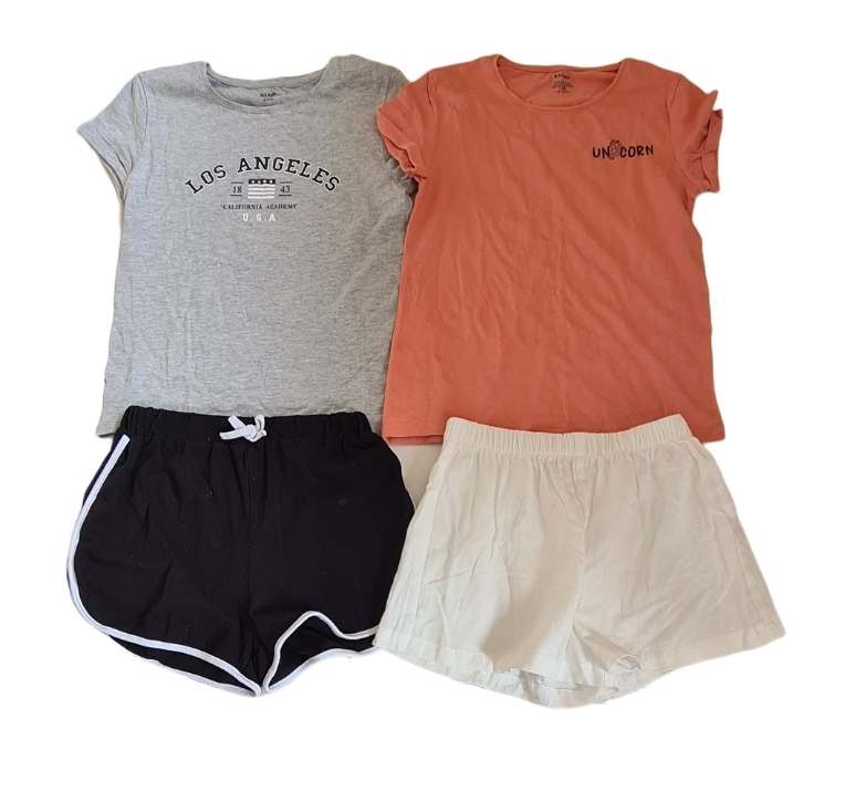 Shorts and T-Shirts Bundle Girls 9-10 Years