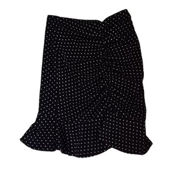 Black Polka Dot Skirt Girls 8-9 Years